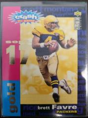 Brett Favre [Gold 9/17] #C6 Football Cards 1995 Collector's Choice Crash the Game Prices