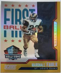 Marshall Faulk [Gold Zone] #8 Football Cards 2023 Panini Score First Ballot Prices