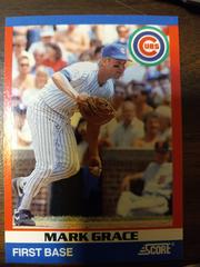 Mark Grace #91 Baseball Cards 1991 Score Superstars Prices