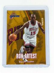 Ron Artest [Extra] Basketball Cards 2000 Fleer Game Time Prices