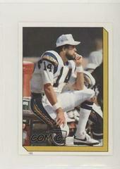 Dan Fouts #193 Football Cards 1986 Topps Stickers Prices