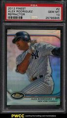 Alex Rodriguez [Refractor] #2 Baseball Cards 2012 Finest Prices