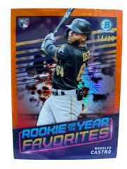 Rodolfo Castro [Orange] Baseball Cards 2022 Bowman Rookie of the Year Favorites Prices