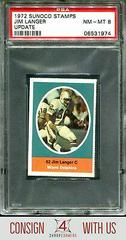 Jim Langer Football Cards 1972 Sunoco Stamps Update Prices