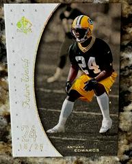 Antuan Edwards [Excitement Gold] #144 Football Cards 1999 SP Authentic Prices
