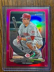 Joey Votto [Pink Refractor] #15 Baseball Cards 2013 Bowman Chrome Prices