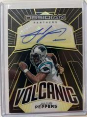 Julius Peppers [Electric Etch Yellow] #17 Football Cards 2023 Panini Obsidian Volcanic Signature Prices