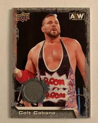 Colt Cabana [Mat Relic] #2 Wrestling Cards 2022 Upper Deck AEW Prices