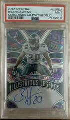 Brian Dawkins [Psychedelic] #ILS-BDA Football Cards 2022 Panini Spectra Illustrious Legends Autographs Prices