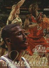 Lorenzen Wright [Row 0] #56 Basketball Cards 1996 Flair Showcase Prices