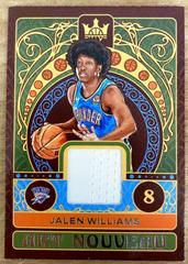 Jalen Williams #AN-JWO Basketball Cards 2022 Panini Court Kings Art Nouveau Prices