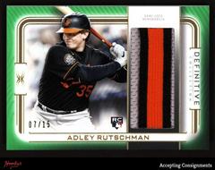 Adley Rutschman #DPC-ARU Baseball Cards 2023 Topps Definitive Patch Collection Prices