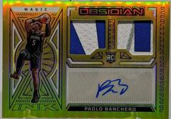 Paolo Banchero [Jersey Autograph Yellow Flood] #226 Basketball Cards 2022 Panini Obsidian Prices