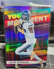 Justin Jefferson [Pink] #YM-19 Football Cards 2022 Panini Prestige Youth Movement Prices