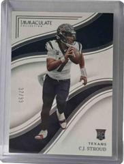C.J. Stroud #13 Football Cards 2023 Panini Immaculate Prices