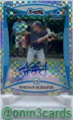 Jordan Schafer [Xfractor Autograph] Baseball Cards 2008 Bowman Chrome Prospects Prices