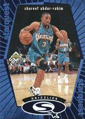 Shareef Abdur-Rahim [Blue] Basketball Cards 1998 UD Choice Starquest Prices