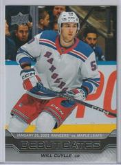 Will Cuylle Hockey Cards 2023 Upper Deck Debut Dates Prices