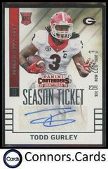 Todd Gurley [Section Autograph] Football Cards 2015 Panini Contenders Draft Picks Prices