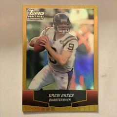 Drew Brees [Gold Chrome Refractor] Football Cards 2004 Topps Draft Picks & Prospects Prices