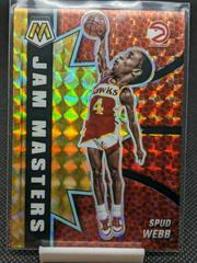 Spud Webb [Reactive Yellow] Basketball Cards 2020 Panini Mosaic Jam Masters Prices