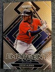 Ozzie Albies #E-3 Baseball Cards 2022 Panini Prizm Emergent Prices