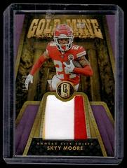 Skyy Moore [Rose Gold] #17 Football Cards 2023 Panini Gold Standard Mine Prices