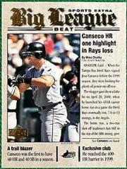 Jose Canseco #BB15 Baseball Cards 2001 Upper Deck Big League Beat Prices