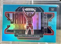 Shelton Benjamin [Teal Prizm] Wrestling Cards 2022 Panini Prizm WWE Prices