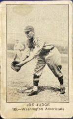 Joe Judge Baseball Cards 1922 E121 American Caramel Series of 120 Prices