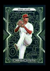 Shohei Ohtani [Green] Baseball Cards 2022 Panini Chronicles Obsidian Prices