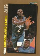 Larry Johnson #259 Basketball Cards 1992 Fleer Prices