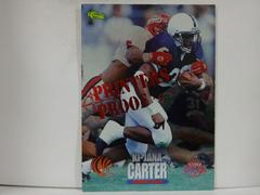 Ki Jana Carter [Printer's Proof Silver] #1 Football Cards 1995 Classic NFL Rookies Prices