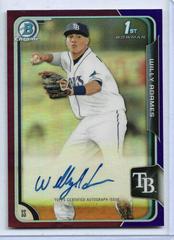 Willy Adames [Purple Refractor] #WA Baseball Cards 2015 Bowman Chrome Autograph Prospect Prices
