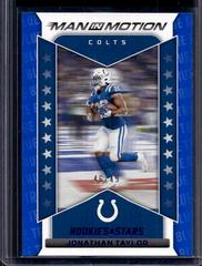 Jonathan Taylor [True Blue] #MM-1 Football Cards 2022 Panini Rookies & Stars Man In Motion Prices