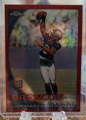 Demaryius Thomas [With Helmet Red Refractor] #C110 Football Cards 2010 Topps Chrome Prices