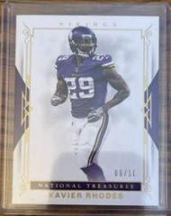 Xavier Rhodes [Holo Gold] Football Cards 2017 Panini National Treasures Prices