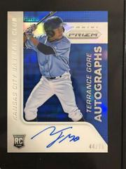 Terrance Gore [Blue] #66 Baseball Cards 2015 Panini Prizm Autograph Prizms Prices