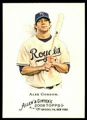 Alex Gordon #236 Baseball Cards 2008 Topps Allen & Ginter Prices