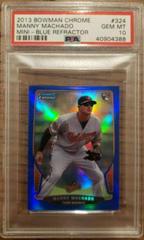 Manny Machado [Blue Refractor] Baseball Cards 2013 Bowman Chrome Mini Prices