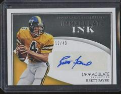 Brett Favre Football Cards 2022 Panini Immaculate Collegiate Ink Autographs Prices