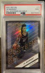 Ja Morant [Gold] Basketball Cards 2021 Panini Recon All Systems Go Prices