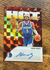 Jaden Hardy [Red] Basketball Cards 2023 Panini Hoops Hot Signature Prices