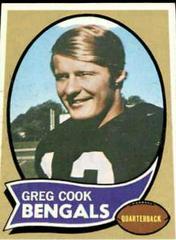 Greg Cook Football Cards 1970 Topps Prices