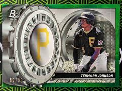 Termarr Johnson [Green] #TV-2 Baseball Cards 2023 Bowman Platinum Treasures in the Vault Prices