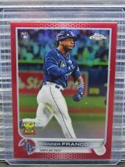 Wander Franco [Red] Baseball Cards 2022 Topps Chrome Prices