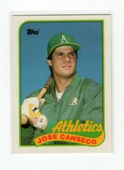 Jose Canseco Baseball Cards 1989 Topps Tiffany Prices