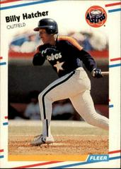 Billy Hatcher #449 Baseball Cards 1988 Fleer Prices