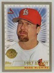 Mark McGwire [Magic Moments 1987 Al Roy] Baseball Cards 2000 Topps Prices