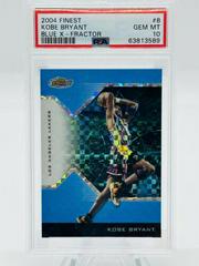 Kobe Bryant [Blue XFractor] #8 Basketball Cards 2004 Finest Prices